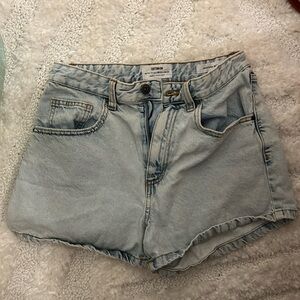 High rise mom cotton on jean shorts